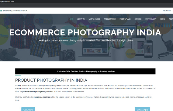 Ecommerce Photography India